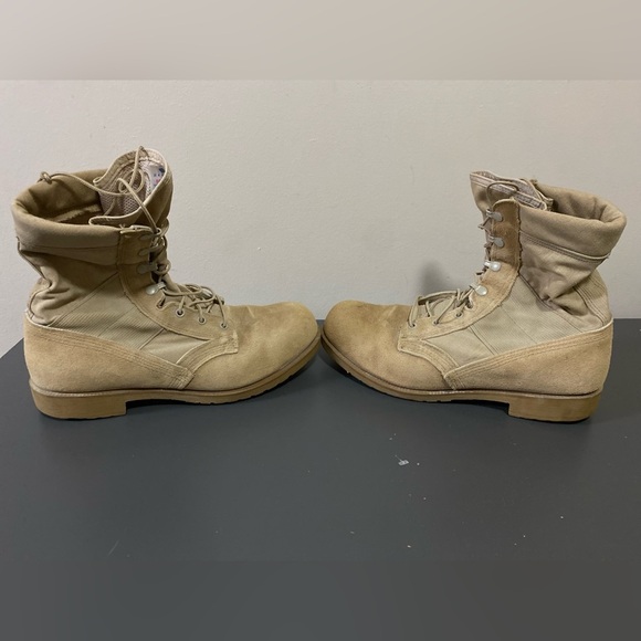 Belleville Mens Military Combat Boots Sz 10.5R Work boot Steel Toe - Picture 6 of 14